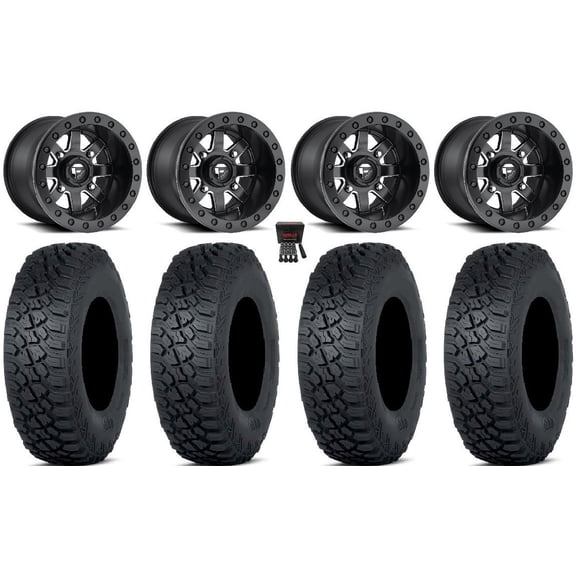 Fuel Maverick Beadlock 15" (4 3) Wheels 35" Tenacity XNR Tires Polaris RZR XP 1000 / PRO XP / Ranger XP 900/1000