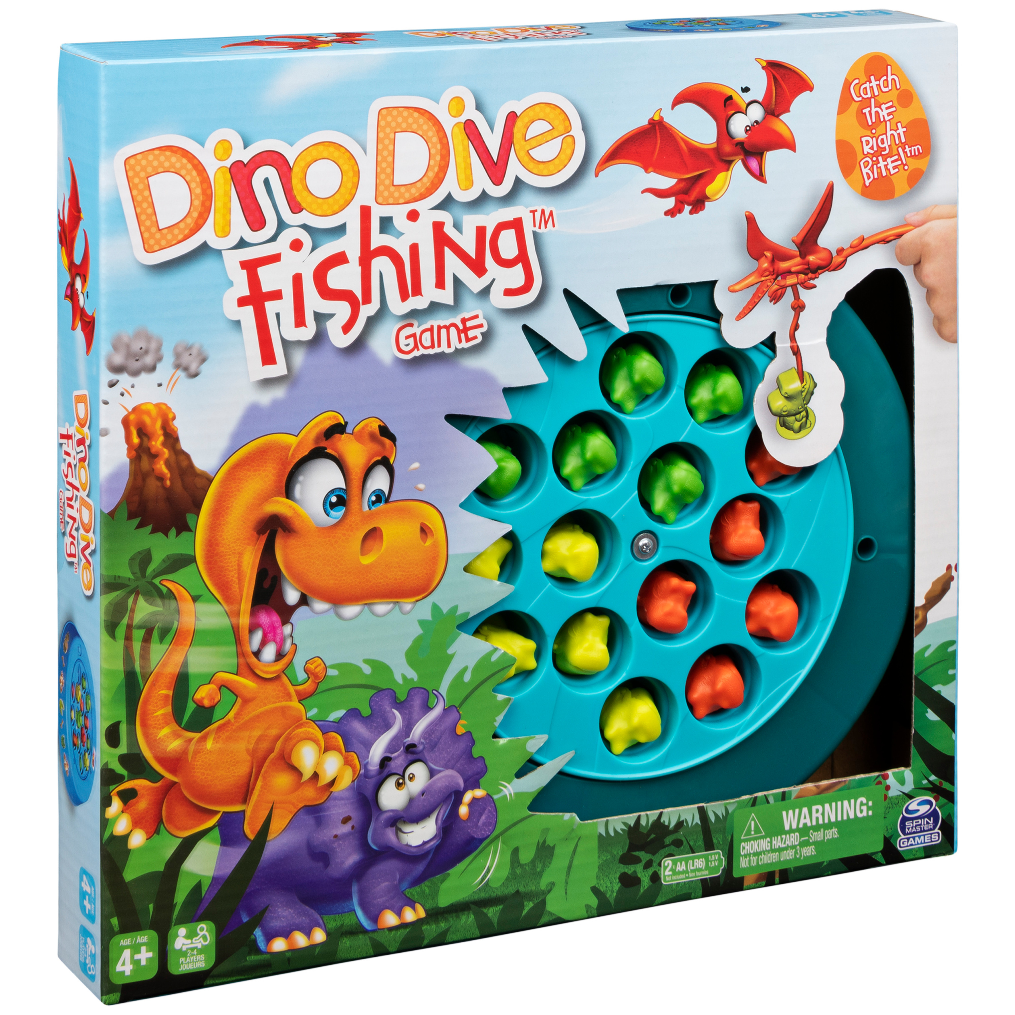 Dino Dive Fishing Game, Board Game for Kids Ages 4 and up - image 2 of 6