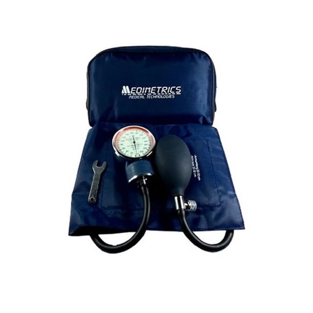Kit Baumanómetro Aneroide Presión Arterial 5880 Azul Medimetrics