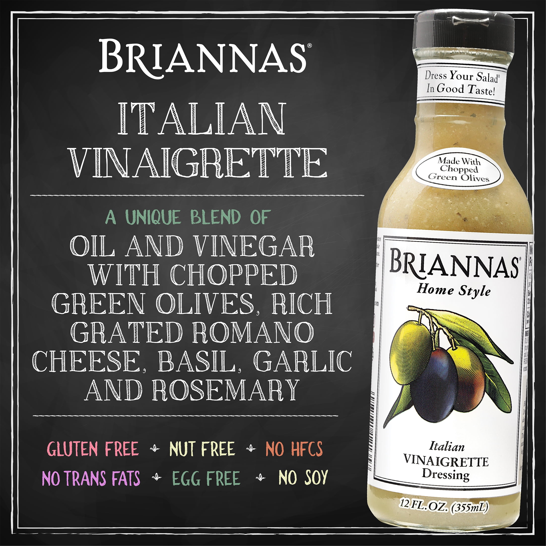 Briannas - Brandclub - BRIANNAS Home Style Italian Vinaigrette, 12 fl oz