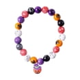 thumbnail image 2 of Halloween Pet Accessory, Halloween Cat Collar, Cat Halloween Collar, Small Kitten Collar, Collar for Small Dogs, 11 Inch M Size Random Multi-Color Halloween Beads Stretchy Beaded, 2 of 8