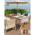 thumbnail image 5 of Outdoor Tablecloths with Umbrella Hole & Zipper, Vintage Farmhouse Tablecloth Rectangle 60x84 Inch, Retro Home Text Country Star Wooden Waterproof Table Cloth, Patio/Pool/Picnic Table Covers, 5 of 8