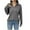 Gris, variante sur HKEJIAOI T-Shirts à Manches Longues pour Femmes, Col à Revers en V, Coupe Ample, Tunique Décontractée, Chandail à Enfiler avec Poche, Rose Vif m