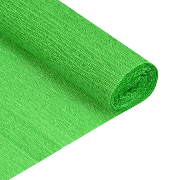 Crepe Paper Roll Crepe Paper Decoration 5 ft Long 20 Inch Wide, Light Green
