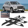 thumbnail image 4 of Inner Door Panel Cover Door Panel Trim Door Panel Cover Car Door Panel Decor 4pcs Set Carbon Fibebr Style Interior Door Panel Trim With Memory Holes Fits For  GLE GLS ML GL GLS320, 4 of 8