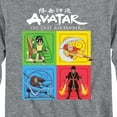 thumbnail image 3 of Avatar - The Last Airbender - Four Elements Square - Youth Long Sleeve Graphic T-Shirt, 3 of 5
