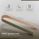thumbnail image 3 of Wooden Tongs for Cooking – 60-Piece Mini Bread Tongs Natural Green – Disposable Kitchen Utensils, 3 of 5