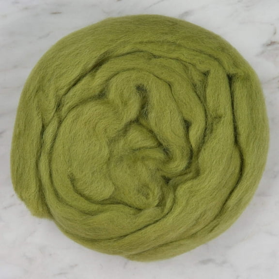 Kartopu Natural Wool Roving Felt,Green - K442