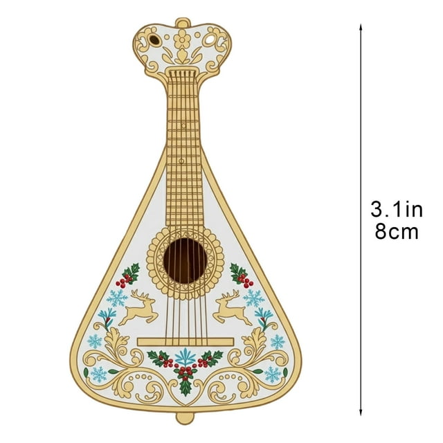 Musical Instruments Adorn Pendants That Celebrate The Season with Elegant and Cheerful Melodies