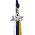 thumbnail image 2 of Endea Graduation Royal Blue/Gold/White Graduation Tassel with Silver Date Drop, 2 of 8