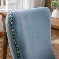 thumbnail image 6 of Button Tufted Upholstered Dining Chairs with Nailhead, Dining Room Chairs Tufted Cushion Back Elegant, Accent Chairs with Solid Wood Legs for Living Room/Kitchen (Set of 4), 6 of 9