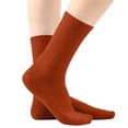thumbnail image 3 of ITSAME Boys Girls Crew Socks Solid Color Cotton Straight Tube Mid Calf Everyday Casual Socks Gold Size Free Size, 3 of 6