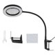 thumbnail image 5 of Lámpara de aumento, lámpara de aumento Luz LED Lente de vidrio Lámpara de escritorio Lupa Máxima confiabilidad, 5 of 8