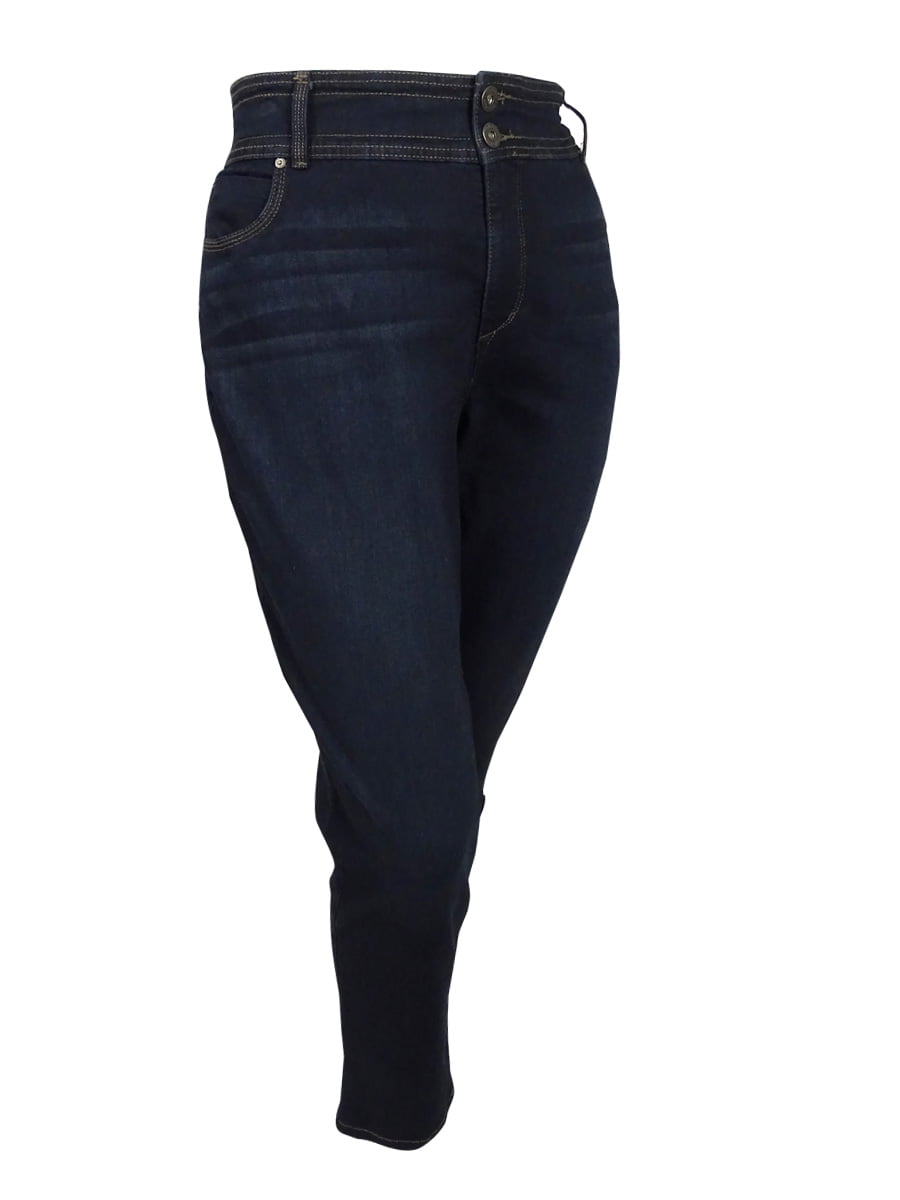 Style & Co. Women's Plus Size Tummy-Control Skinny Jeans - Walmart.com