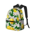 thumbnail image 2 of Lsque Lemon Seamless Pattern Oil Painting Effect Classic Casual Backpack - Large Capacity Water-Resistant Backpack for School, Work, Travel, and Outdoor Activities, 2 of 8