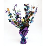 Pack of 6 Bright And Bold "80" Foil Spray Centerpiece Party Decorations 15"