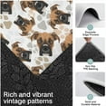 thumbnail image 3 of Cute Doberman and Dog Footprint Kitchen Rugs Sets Of 3,Kitchen Runner Rugs Non Skid Washable,Decorative Kitchen Floor Mats for Kitchen,Sink,Laundry,17"x30"+ 17"x47" + 17"x59", 3 of 6