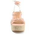 thumbnail image 6 of Journee Womens Catalinn Espadrille Platform Sandals, 6 of 8