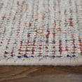 thumbnail image 3 of Feizy Caldwell Transitional Distressed, Ivory/Blue/Red, 3'6" x 5'6" Accent Rug Handmade Sheen Bohemian & Eclectic Medallion Floor Rug for Living room Bedroom, 3 of 9