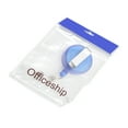 thumbnail image 4 of Officeship 100 Pcs Rouleaux Porte-Cartes d'Identité Translucides Bleus, 4 of 6