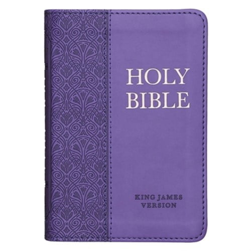 Pre-Owned KJV Bible Mini Pocket Purple (Hardcover)