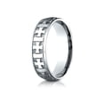 thumbnail image 2 of Benchmark� 6mm Comfort-fit Gaelic Cross Carved Design Wedding Band Ring, 2 of 9