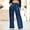 Blue, variant on Women's Plus Women's Pants Plus Size Wide Leg Womens Sweatpants with Pockets Wide Leg New Sequin Party Fashion Casual High Waist Women's Pants Retro Wide Leg Trousers Women