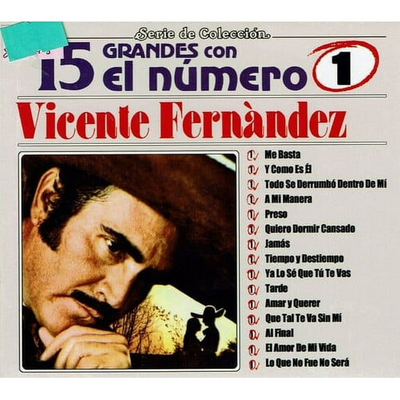 Vicente Fernandez - 15 Grandes Con El Numero 1 - Music & Performance - CD