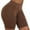 1 Pack Chestnut Brown, variant on Slip Shorts for Women Under Dress,Seamless Spandex Anti Chafing Underwear Bike Shorts,Buttlift Comfortable Yoga Shorts Boyshort