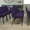 Royal Purple Fabric/Gold Vein Frame, variant on BizChair 4 Pack 21''W Stacking Church Chair in Royal Purple Fabric - Gold Vein Frame
