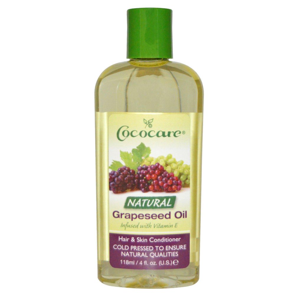 Cococare Natural Grapeseed Oil, 4 Oz