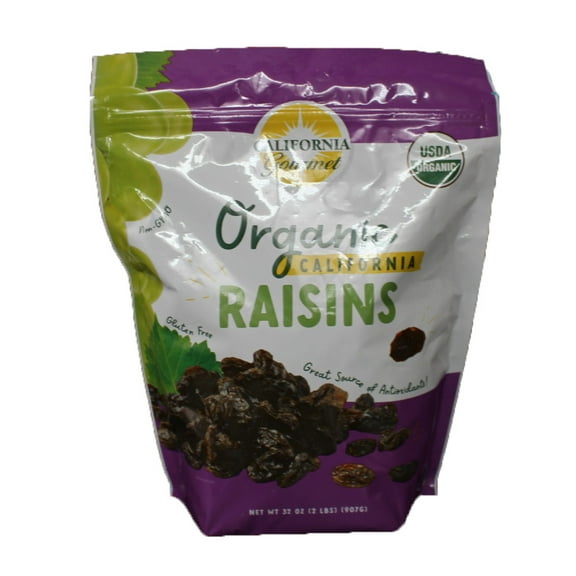 California Gourmet Organic California Raisins 32 Ounce
