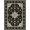 Black Ivory, Pattern 1, variant on ODIKA 8'x10' Washable Area Rug Foyer Traditional Botanical Symmetrical Layout Delicate Entryway for Living Room, Under Sectional, Family , Durable, Non-Slip