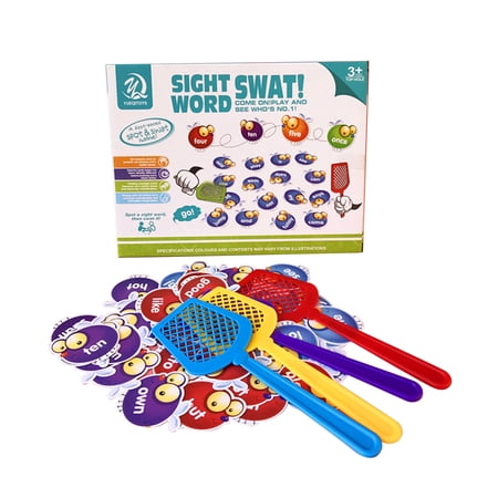Swatting Sight Word Game Educational Sight Word Game Toy for Kids ...