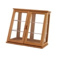 thumbnail image 4 of 1:6 1:12 Dollhouse Bakery Display Case Model Countertop Scenes Craft Pastry Display Case Model for Layout Sand Table Building cherry wood B, 4 of 8