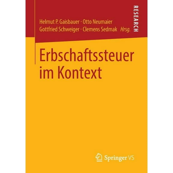 Erbschaftssteuer Im Kontext, (Paperback)