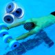 thumbnail image 3 of 2 piezas de EVA con mancuernas flotantes, aeróbicos acuáticos, barra acuática, natación, agua, yoga, deporte duradero, ejercicio físico, equipos de ejercicio para mujeres, hombres (color aleatorio), 3 of 5