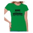 thumbnail image 1 of Awkward Styles Mamans de Femmes Savent Beaucoup Grand-Mères Savent Tout Graphique T-shirt Tops Fête des Mères Cadeau, 1 of 4