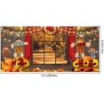 thumbnail image 6 of Fall Garage Door Decorations, Thanksgiving Sunflowers Pumpkin Covered with Falling Leaves Garage Door Cover Hanging Backdrop Mural Garage Door Banner for Holiday Party Outdoor Indoor, 6 of 6