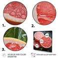 thumbnail image 3 of Designart "Fruit Pink Grapefruit painting" Food & Beverage Canvas Print, 3 of 5