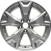 KAI 17 X 7 Reconditioned OEM Aluminum Alloy Wheel, All Painted Silver, Fits 2014-2016 Subaru Forester