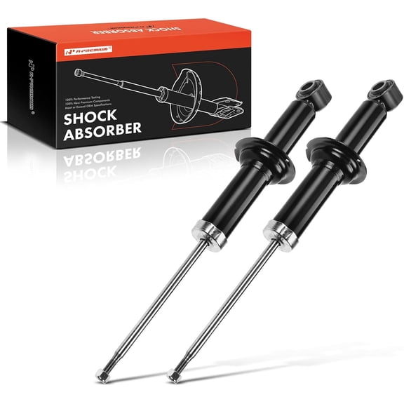 A-Premium Rear Pair (2) Shock Absorber Compatible with Mitsubishi Endeavor 2004 2005 2006 2007 2008 2010 2011, Driver and Passenger Side