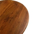 thumbnail image 4 of Bowery Hill Wood Top 40" Round Dining Table in Elm and Antique Gold, 4 of 4