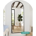 TinyTimes 65"x22'' Arched Full Length Mirror Freestanding Floor Mirror ...