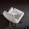 thumbnail image 6 of Kinnls Cellier Massage Office Chair Executive Leather Chair （Cowhide-Massage-White）, 6 of 7