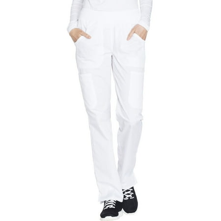 

Cherokee Workwear Originals Women s Scrubs Pant Mid Rise Straight Leg Pull-On Cargo WW210