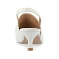 thumbnail image 4 of Journee Womens Amory Kitten Heel Sling Back Loafer Style Pumps, Widths Available, 4 of 9
