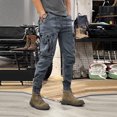 thumbnail image 3 of Autumn Outdoor Workwear Hiking Trousers Male Loose Straight Trousers Large Size Men Sportswear Baggy Breathable Pants New Autumn Tactical Men Pants, 3 of 4