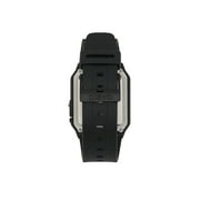Casio Men Sport Rectangle Watch - Black