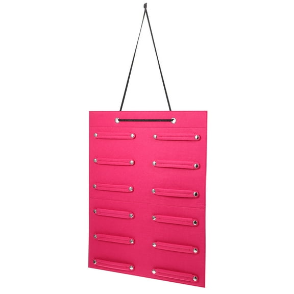BESTYASH Rosy Felt Hairband and Bow Holder Hanging Organizer with Wall Mount for Home Decoration and Storage